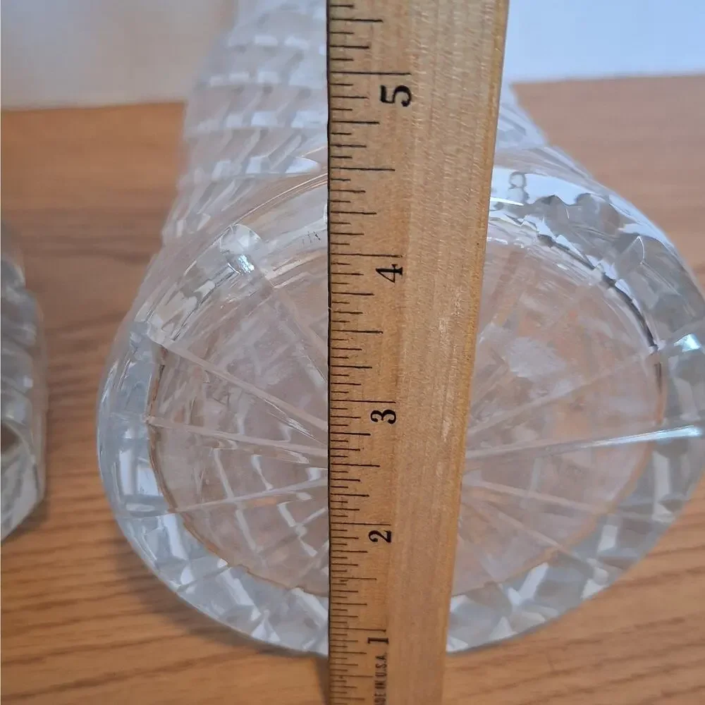 Vintage Cut Crystal Liquor Decanter 13.5